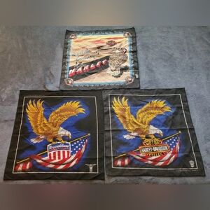 vintage harley davidson And Easy Rider Bandana Lot Of 3